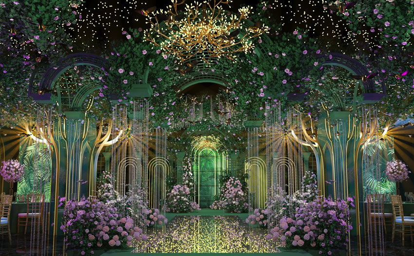 船山奇妙森林婚礼堂效果展示