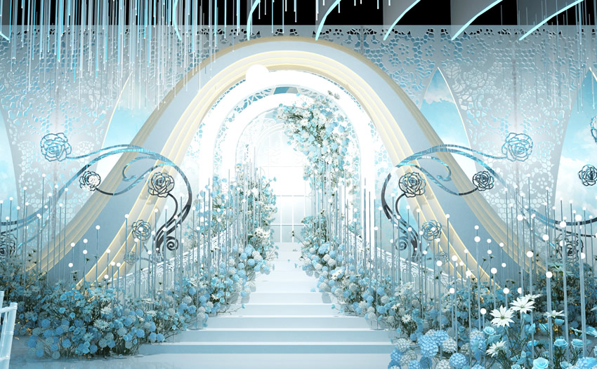 船山釡香烙馍村水晶厅效果展示